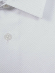 Reiss | 3-9 yrs Slim Fit Textured Bib Dinner Shirt in White