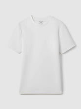 Reiss | Interlock Jersey Crew Neck T-Shirt in White