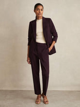Reiss | Slim Fit Suit Trousers in Berry