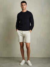 Reiss | Short Length Casual Chino Shorts in Chalk