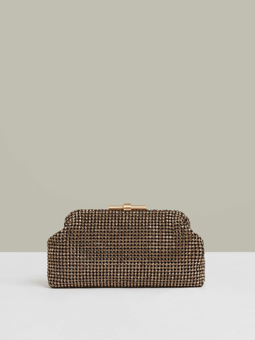 Reiss | Embellished Clutch Bag in Gold