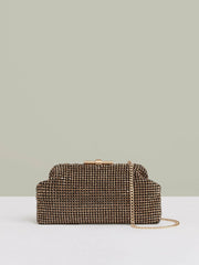 Reiss | Embellished Clutch Bag in Gold