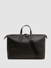 Reiss | Leather Holdall in Chocolate