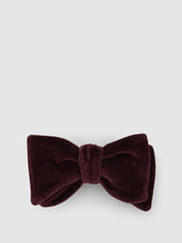 Reiss | Velvet Bow Tie in Bordeaux