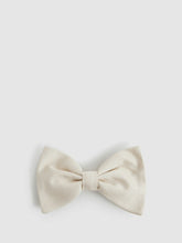 Reiss | Grosgrain Silk Bow Tie in Ivory