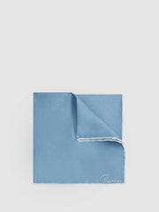 Reiss | Polka Dot Silk Pocket Square in Blue