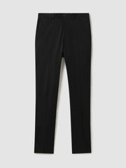 Reiss | Slim Fit Cotton Blend Chinos in Black