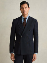 Reiss | Double Breasted Suit Blazer Slim Fit in Navy