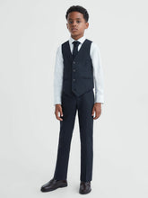 Reiss | 3-9 yrs Wool Blend Waistcoat in Navy