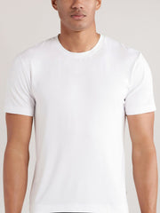 Reiss | CHÉ Studios Crew Neck T-Shirt with TENCEL™ Fibers in White