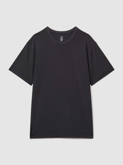 Reiss | CHÉ Studios Crew Neck T-Shirt with TENCEL™ Fibers in Black