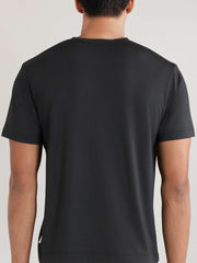 Reiss | CHÉ Studios Crew Neck T-Shirt with TENCEL™ Fibers in Black