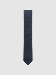 Reiss | Polka Dot Silk Tie in Navy