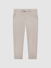 Reiss | 9-14 yrs Slim Fit Tapered Chinos in Stone