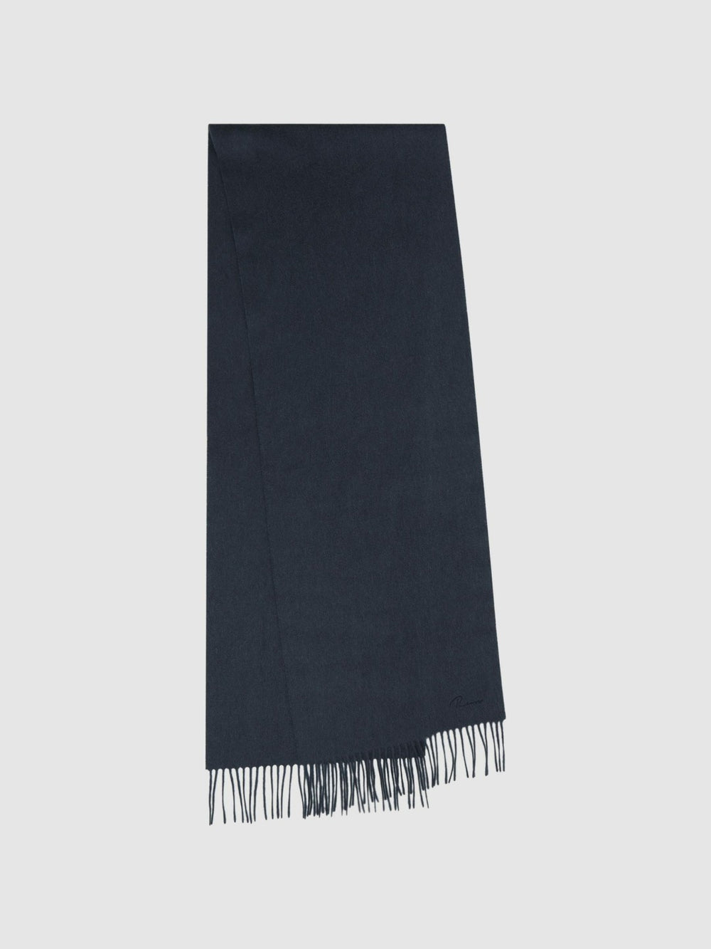 Reiss | Wool and Cashmere Scarf in Airforce Blue