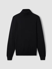Reiss | Slim Fit Merino Wool Roll Neck Jumper in Navy