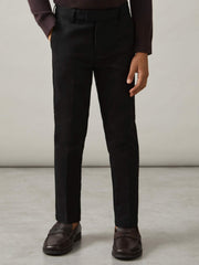 Reiss | 9-13 yrs Slim Fit Tapered Chinos in Black