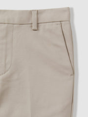 Reiss | 13-14 yrs Slim Fit Tapered Chinos in Stone