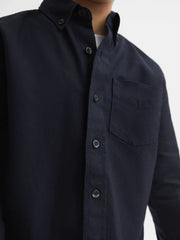 Reiss | Junior Button Down Oxford Shirt in Navy