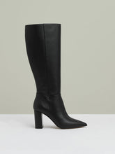Reiss | Block Heel Knee High Boots in Black