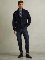 Reiss | Cotton-Stretch Slim-Fit Jeans in Indigo Blue Wash