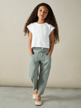 Reiss | 4-9 yrs Cotton-Jersey Cropped T-Shirt in White