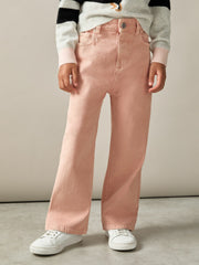 Reiss | 9-13 yrs Wide-Leg Jeans in Pink