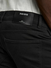 Reiss | Cotton-Stretch Slim-Fit Jeans in Stay Black