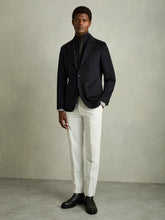 Reiss | Single-Breasted Blazer With Gilet Insert Regular-Fit in Navy