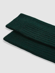 Reiss | Ribbed Socks With Wool And Cashmere in Forest Green