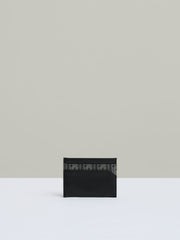 Reiss | Monogram Canvas Card Holder in Black