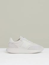 Reiss | Leather Suede Running Trainers in White