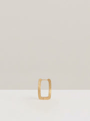 Reiss | Geometric Hoop Earrings in Gold Tone