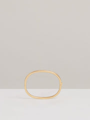 Reiss | Hinged Crystal Cuff in Gold
