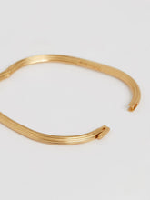Reiss | Contour Hinged Cuff in Gold Tone