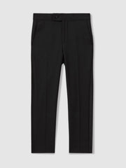 Reiss | 3-9 yrs Wool-Blend Tuxedo-Stripe Trousers in Black
