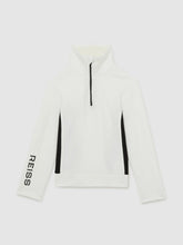 Reiss | 13-14 yrs Funnel-Neck Base-Layer Top in White/Black