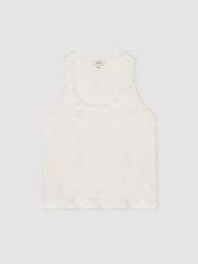 Reiss | Silk-Front Cami Top in White