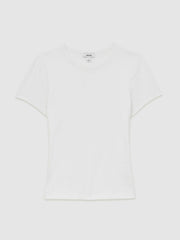 Reiss | Stretch-Cotton Crew-Neck T-Shirt in White