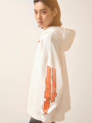 Reiss | McLaren F1 Team Oversize Toggle Hoodie Unisex Fit in White