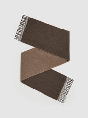 Reiss | Wool and Cashmere Scarf in Taupe