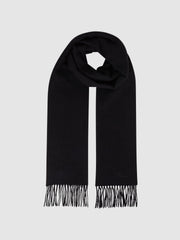 Reiss | Wool and Cashmere Scarf in Black