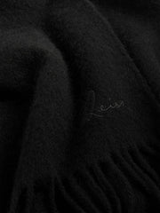 Reiss | Wool and Cashmere Scarf in Black