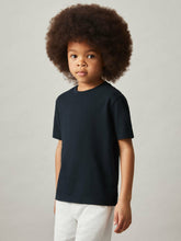 Reiss | 9-13 yrs Cotton Crew-Neck T-Shirt in Navy