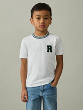 Reiss | 3-9 yrs Cotton Letter Patch T-Shirt in White