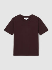 Reiss | 3-9 yrs Cotton Crew-Neck T-Shirt in Bordeaux