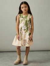 Reiss | 4-9 yrs Floral Scuba Sleeveless Dress in Pink Print
