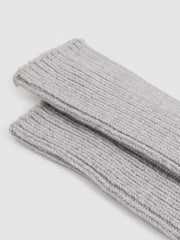Reiss | Rib-Knit Socks With Cashmere in Grey