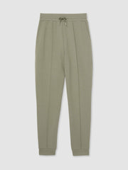 Reiss | Drawstring Jersey Joggers in Sage
