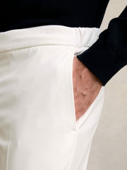 Reiss | Slim-Fit Internal-Drawstring Trousers in White